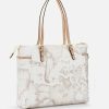 Alviero Martini Borse Shopping | Geo White Tote Bag Grande