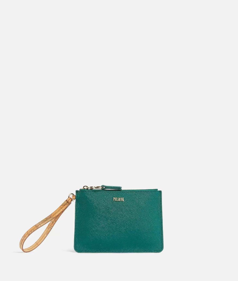 Alviero Martini Mini Bag & Pochette | Glam City Bustina Con Manichetto Verde Smeraldo