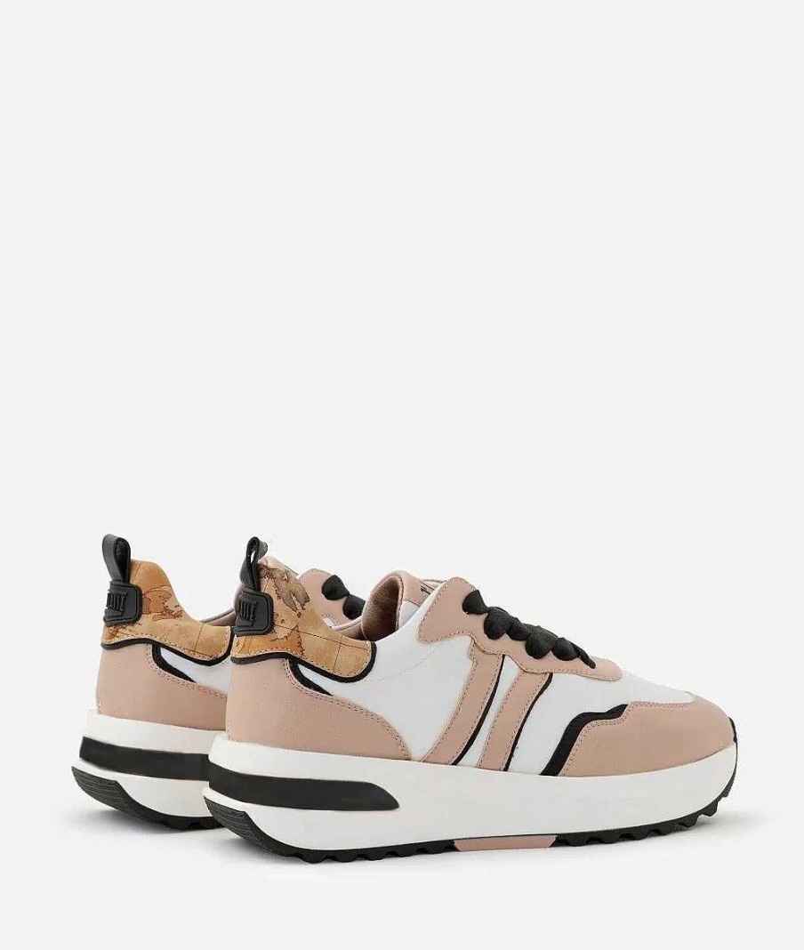 Alviero Martini Sneakers | Geo Road Sydney Sneakers In Eco Nappa Liscia Nude