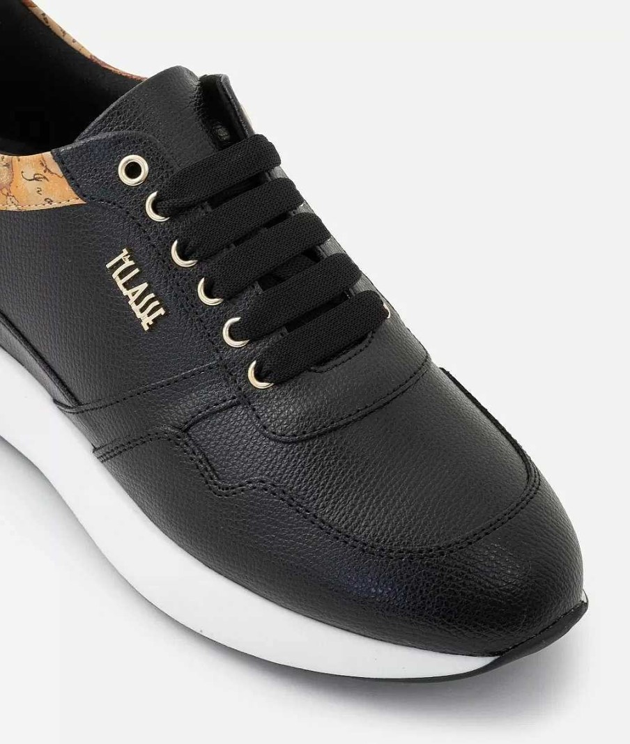 Alviero Martini Sneakers | Sneakers In Pelle Stampa Granatino Nere