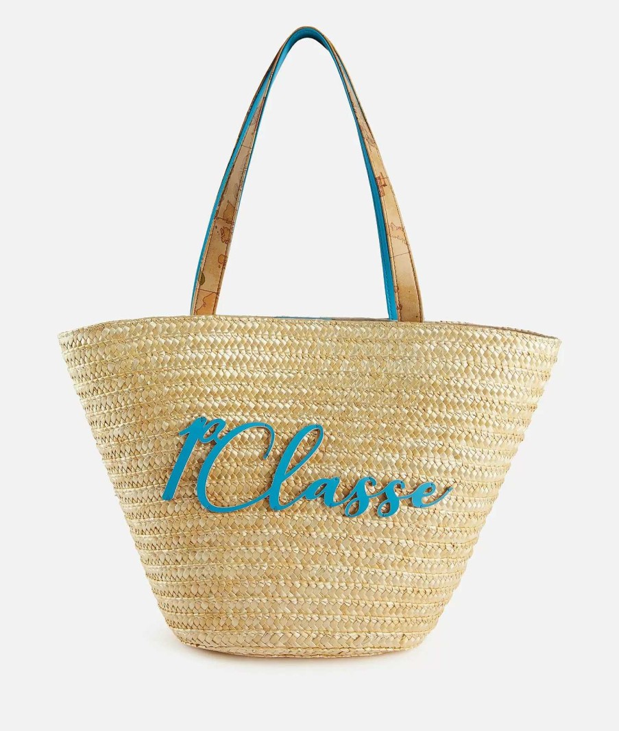 Alviero Martini Borse Shopping | Island Bag Borsa Shopping Media Turchese