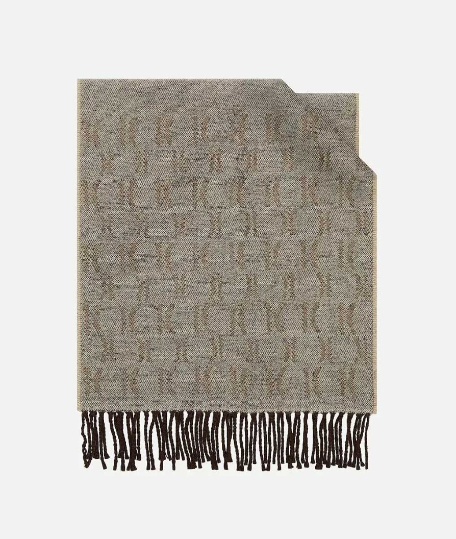 Alviero Martini Sciarpe & Foulard | Sciarpa Geo Pieno 1C Bordi 40 X 180 Cammello