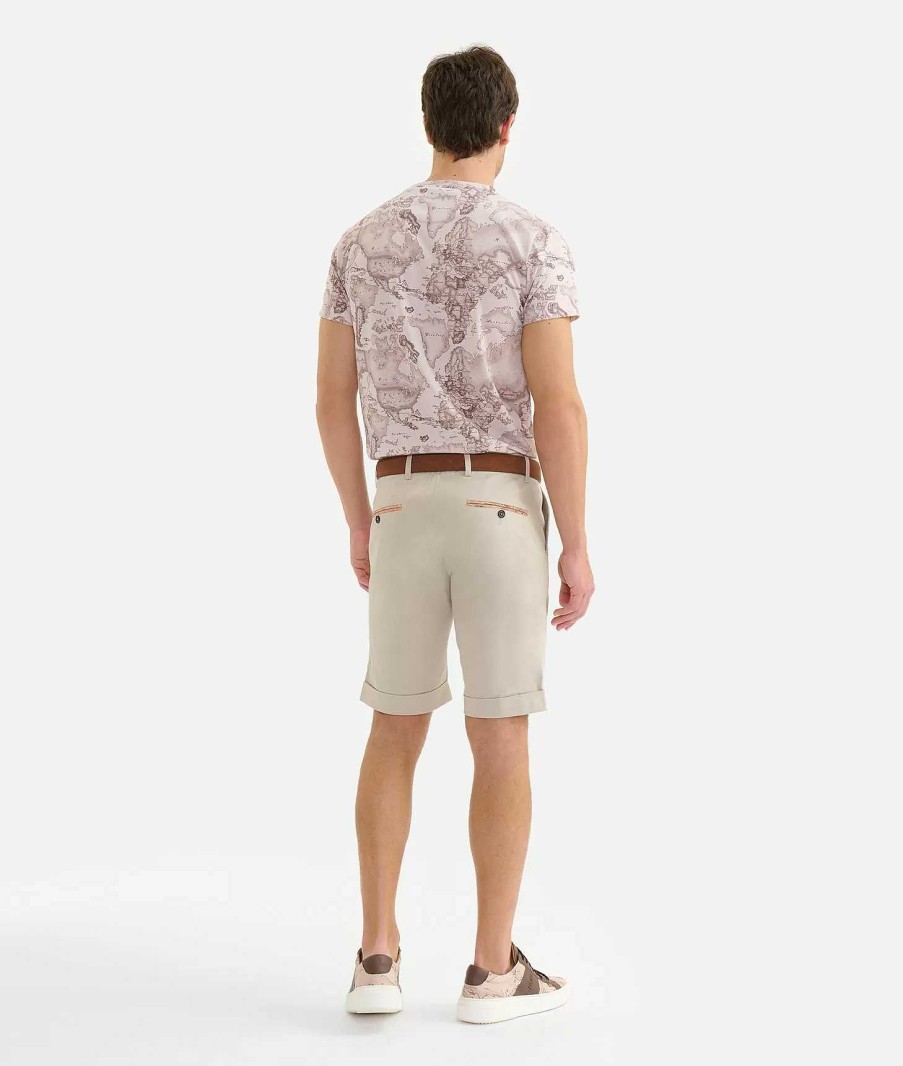 Alviero Martini Pantaloni | Shorts In Cotone Stretch Corda